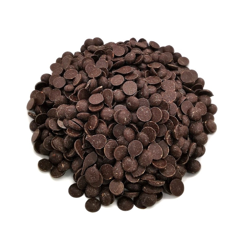 Dunkle Schokolade 60% Samen - dark discs - 250g