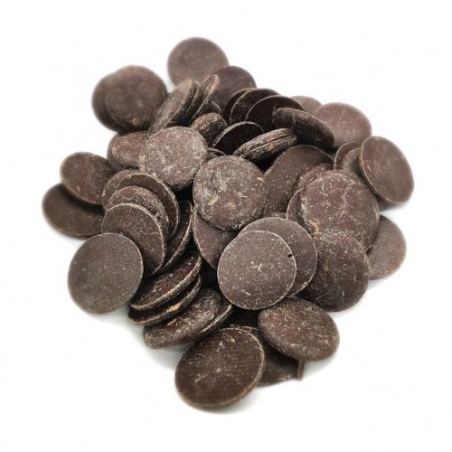 Bitter chocolate 70% pieces - dark discs - 250g