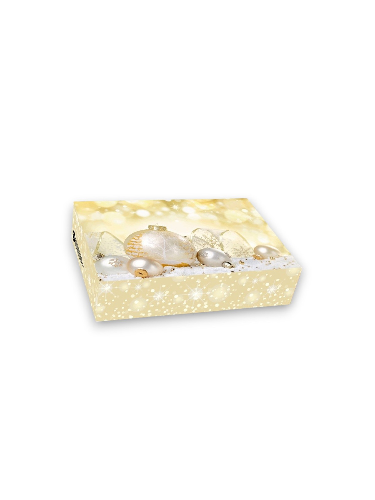 Boxes for Christmas cookies - Christmas gold II. - 22 x 15 x 5 cm