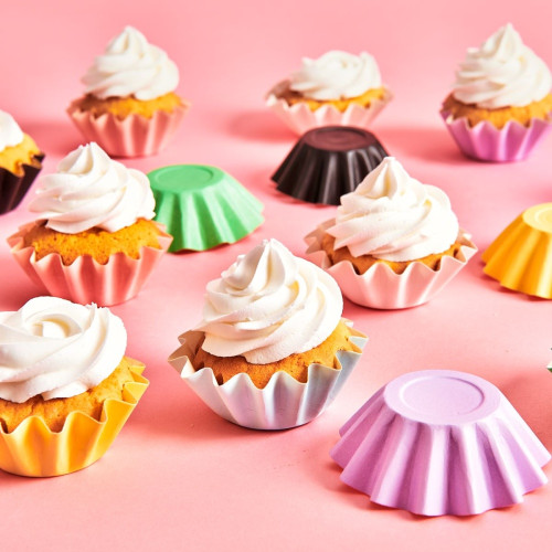 FunCakes Baking Cups Solid - Pastel Pink - 48pcs