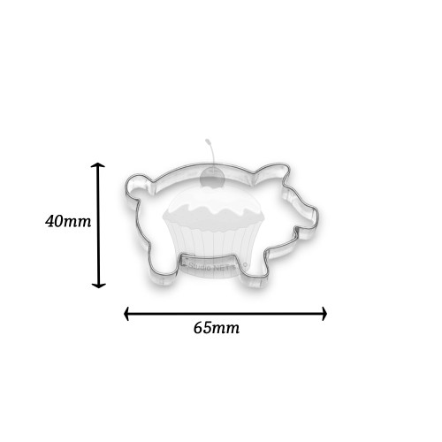 Cookie Cutter - piggy 6.5cm