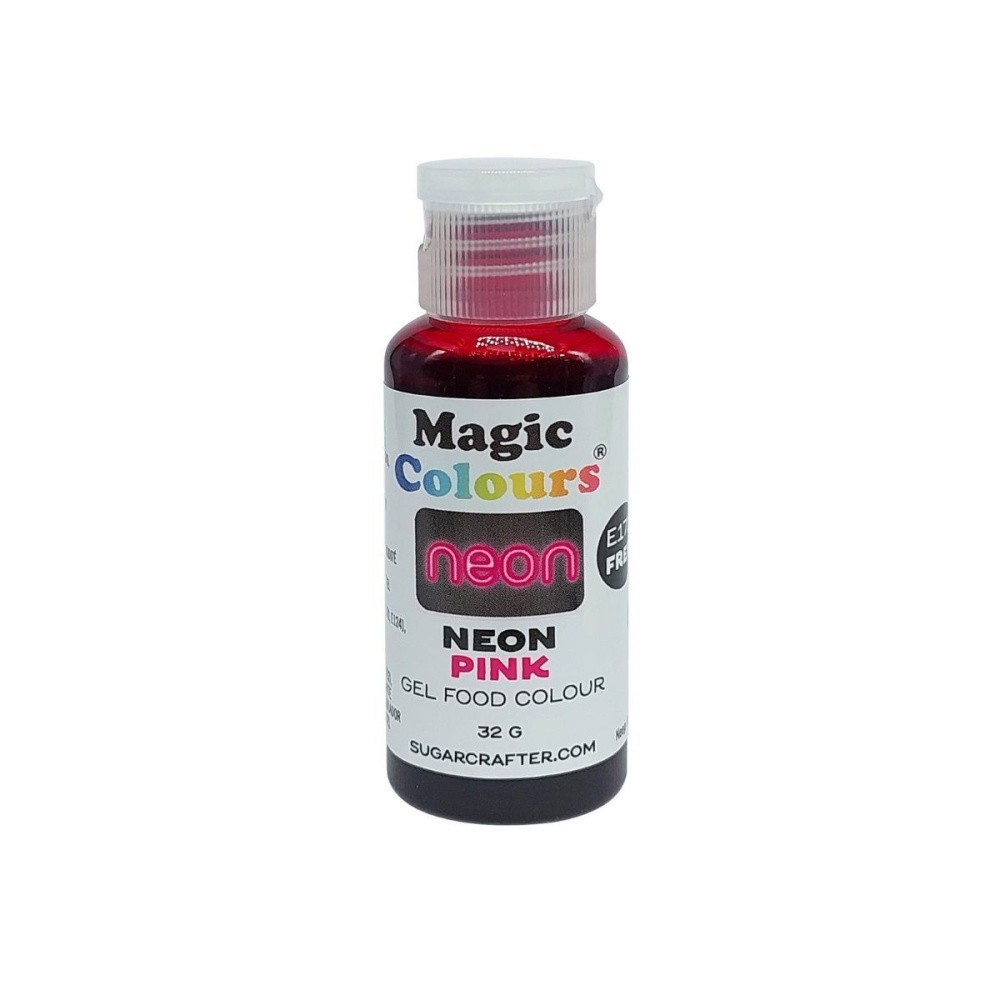 Magic Colours Neon Gel Colour - Neon Pink - 32 g