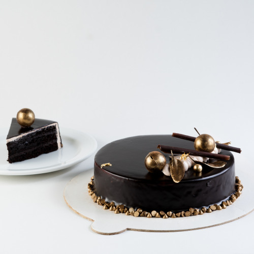 Glaze Deluxe - mirror glaze with high gloss - dark chocolate - 250g