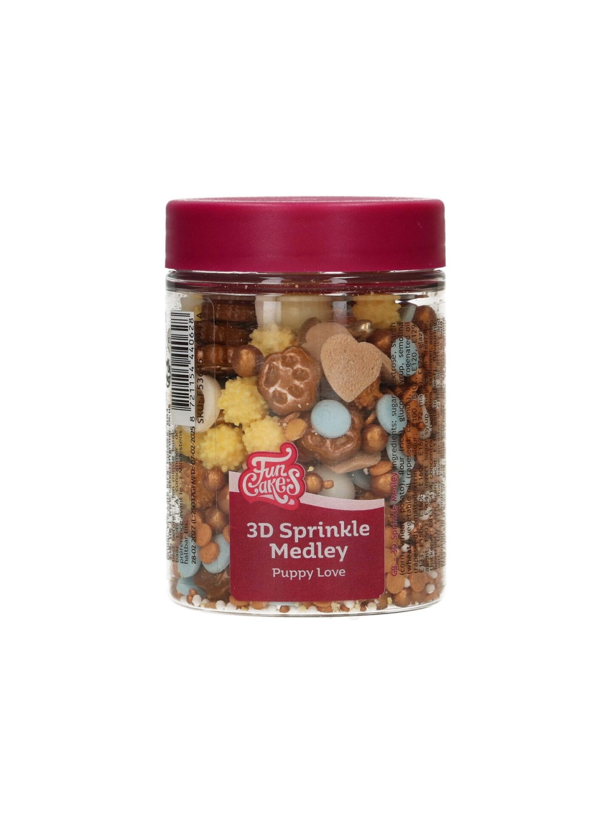 FunCakes 3D Sprinkle Medley - Dog Love - 70g