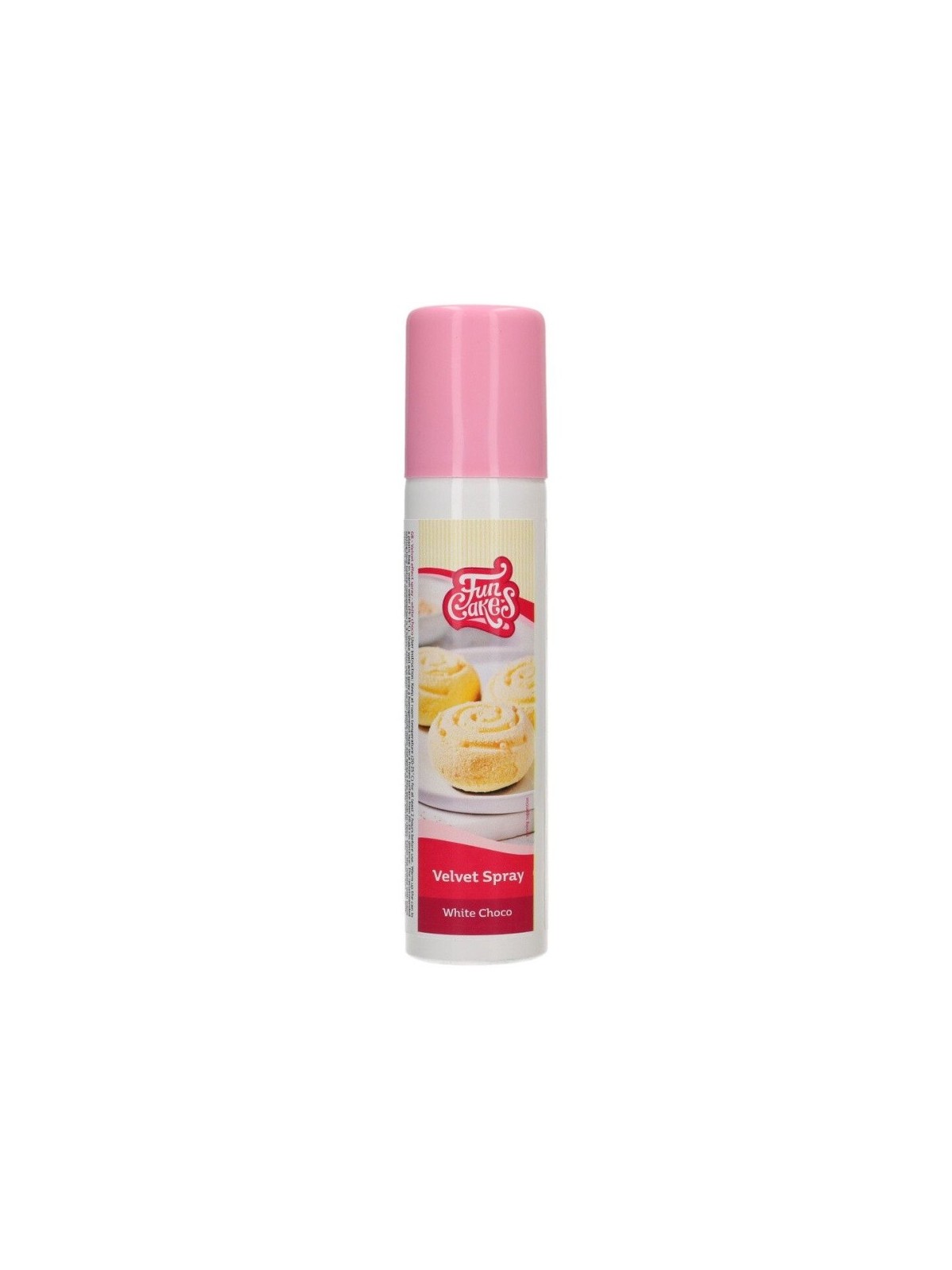 DISCOUNT: FunCakes Velvet Effect Spray - white chocolate 100ml