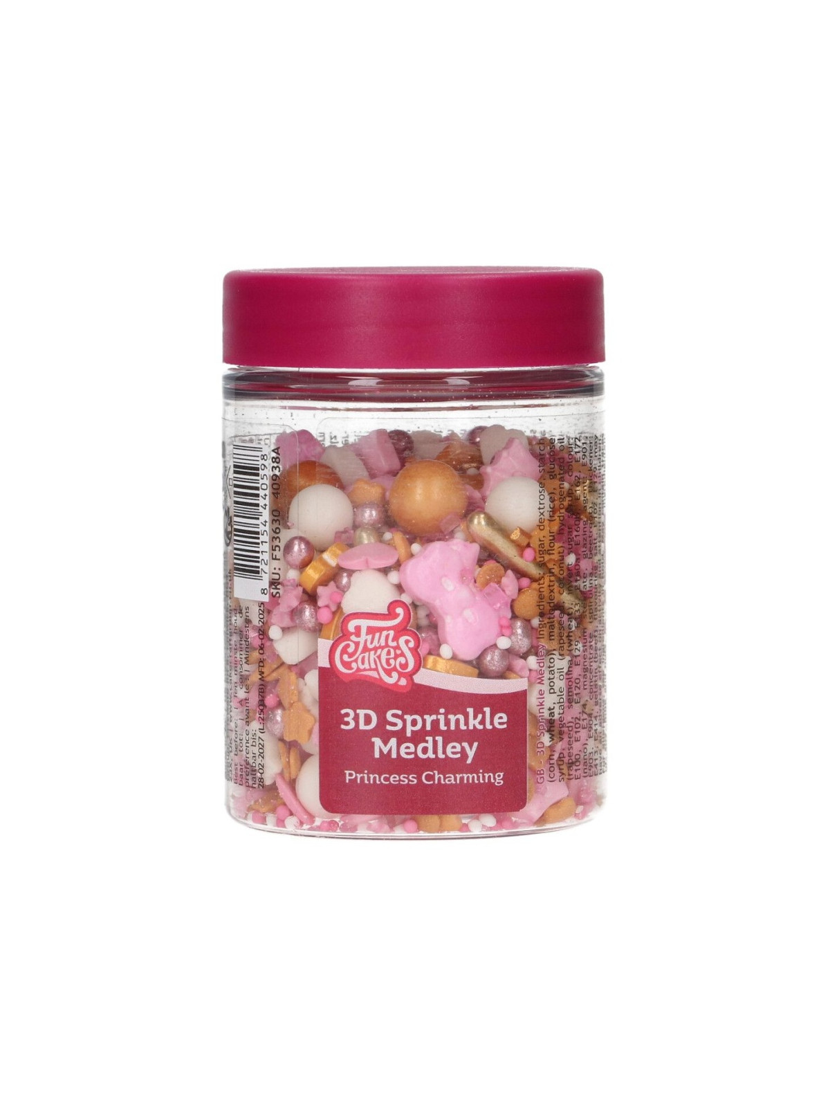 FunCakes 3D Streusel Mix - bezaubernde Prinzessin - 70g