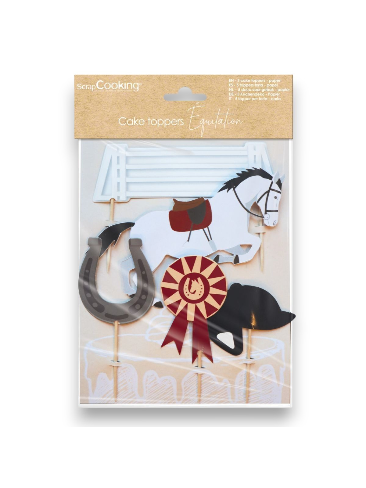 Scrapcooking Tortendeko - Pferdesport / Reitsport