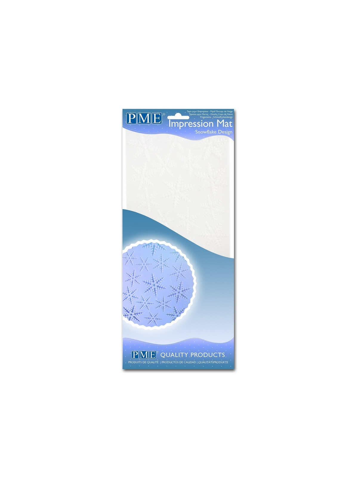 PME impression mat - Snowflake impression pad