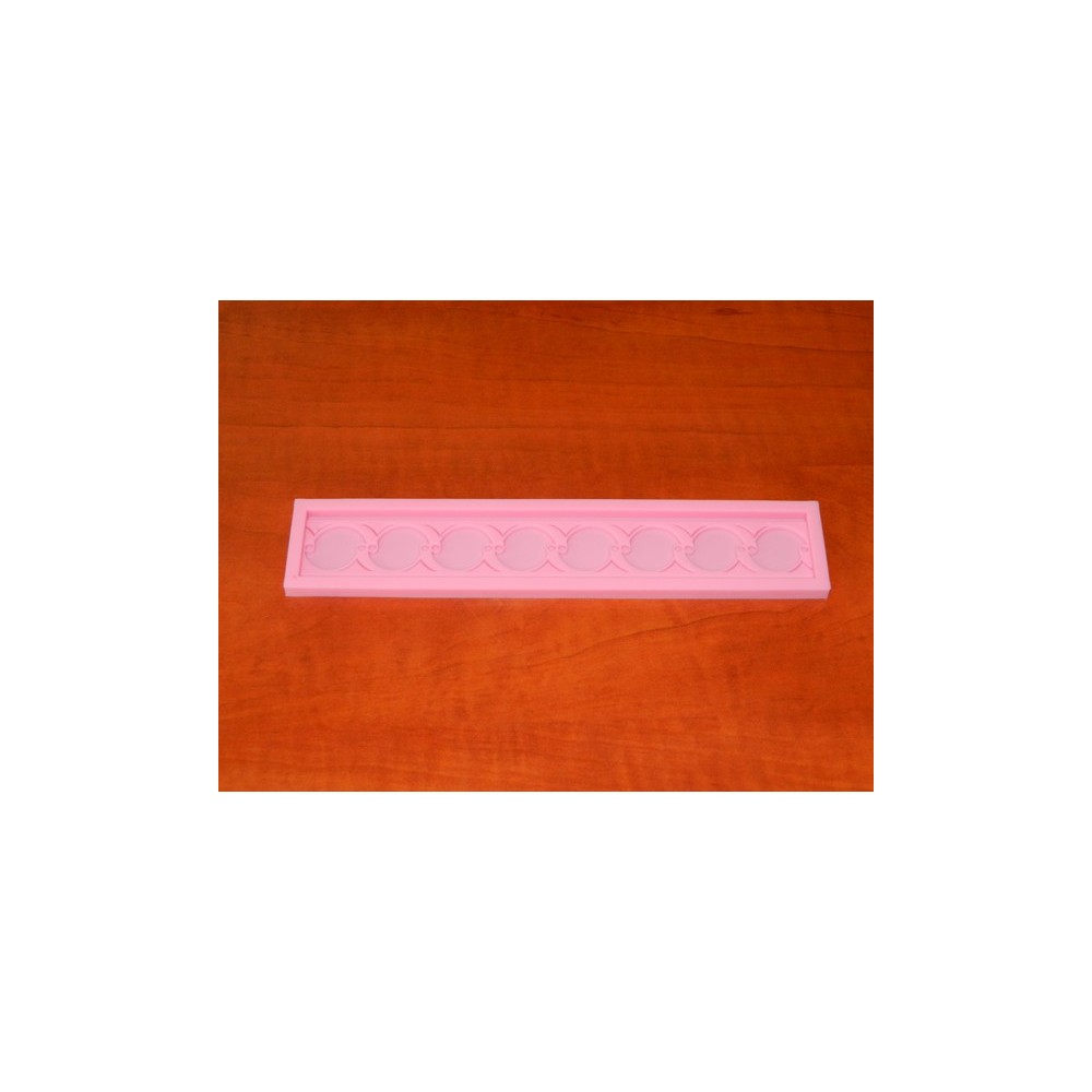 Silicone strip - letter S.