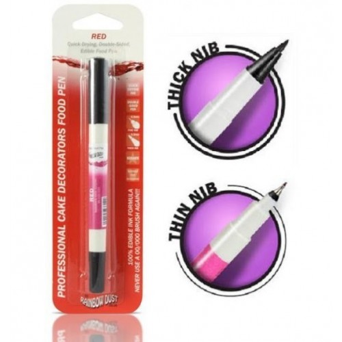 Two-Sided Edible Marker - Red