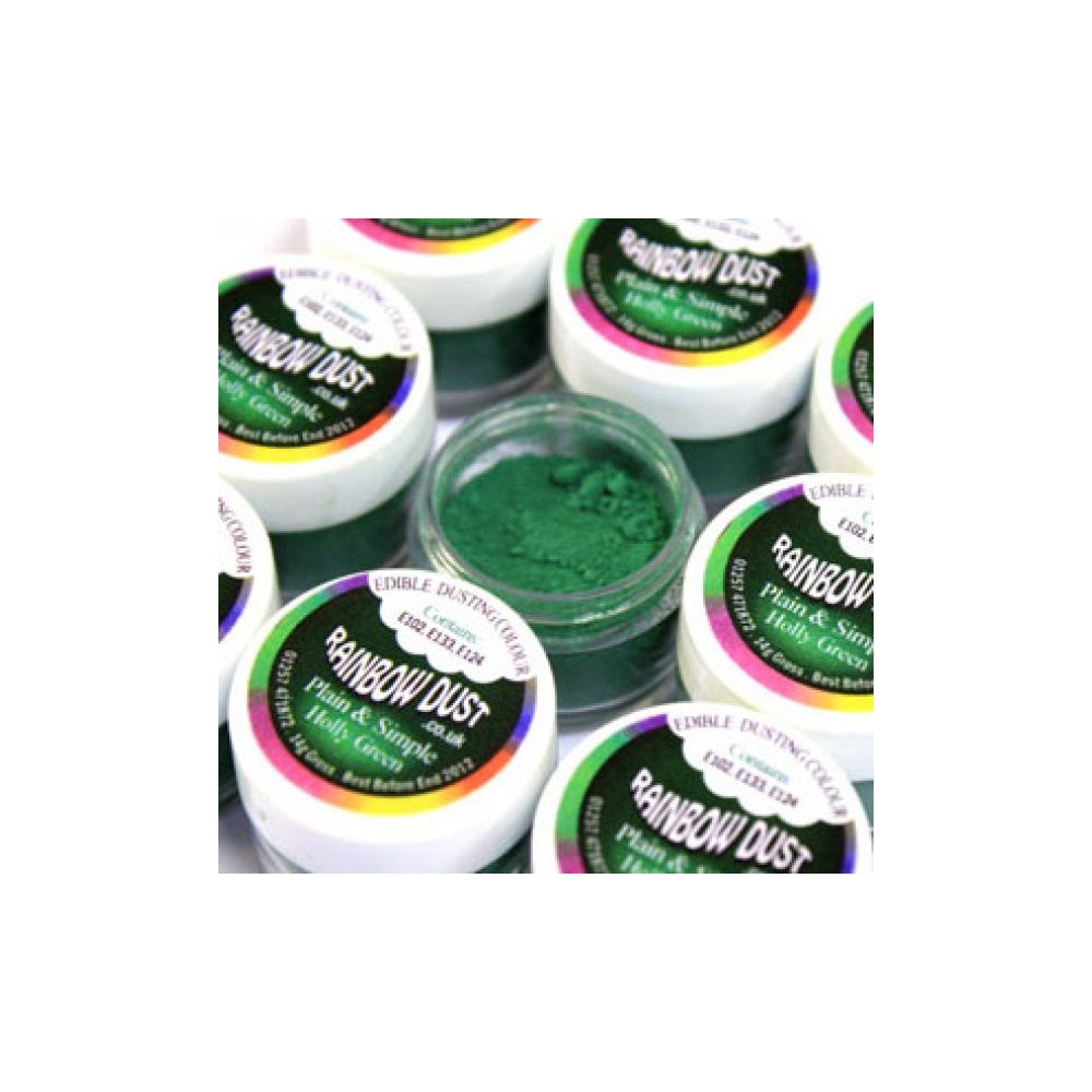 Puderfarbe Rainbow dust - grün - Holly Green