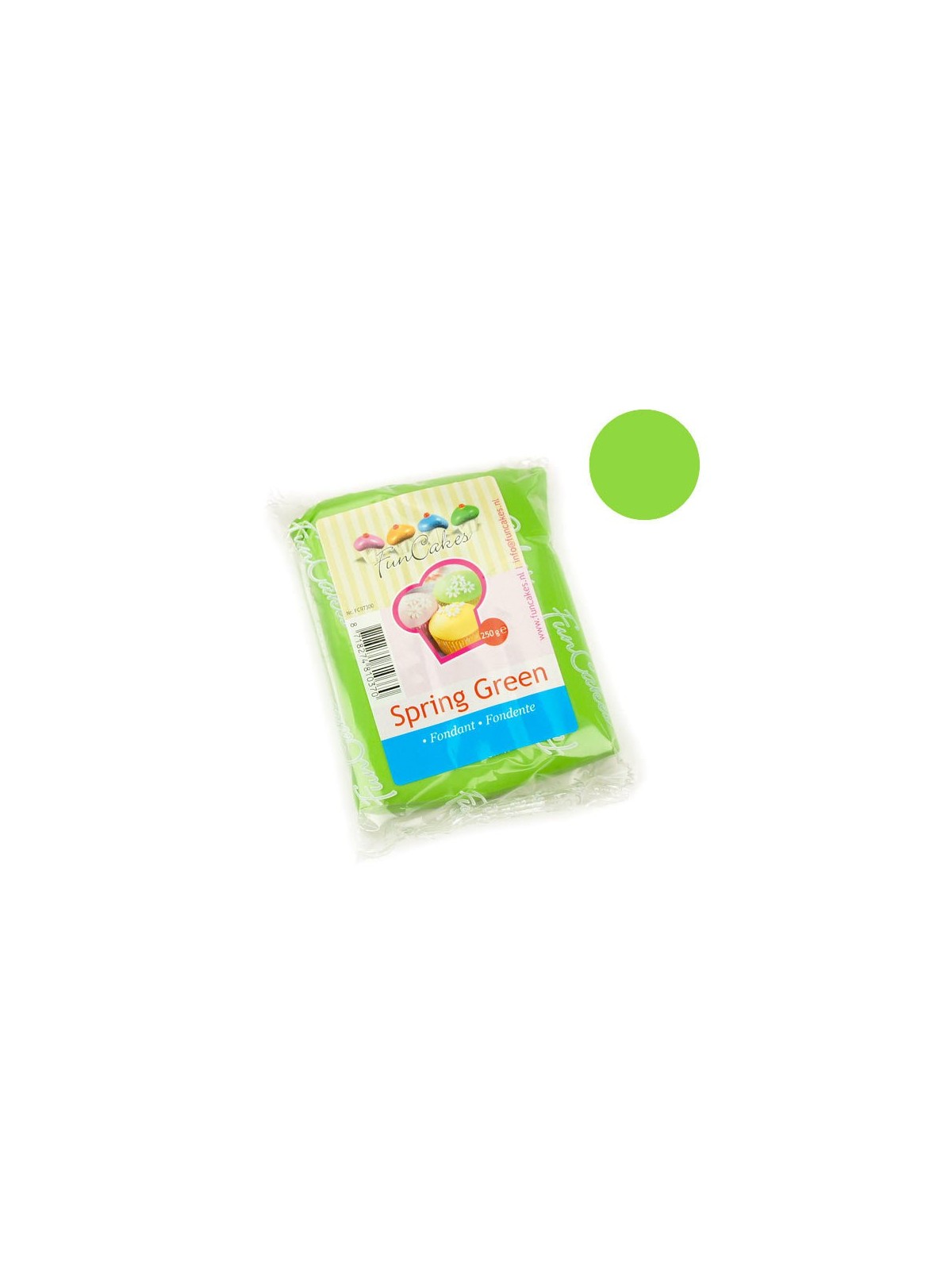 FunCakes Rollfondant Spring Green - grün - 250g