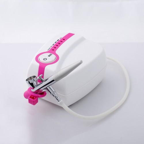 Airbrush set - white/pink 25PSI