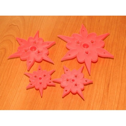 Set of cookie cutters - lace stars