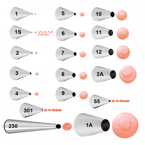 Wilton Decorating Tip 001 Round Carded