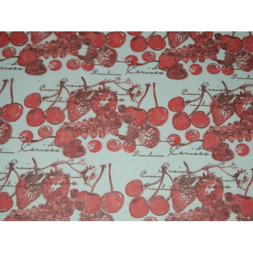 Transfer Backpapier "Fruits Rouges" - Rote Beeren  40 x 60 cm 