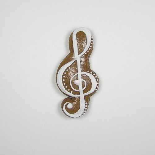 Stainless steel cookie cutter - Treble clef