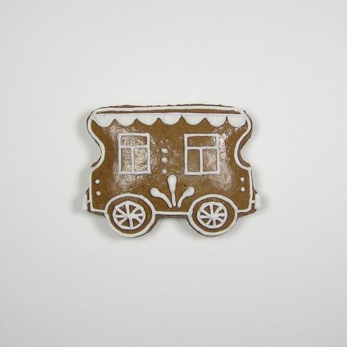 Stainless steel cookie cutter - Wagon