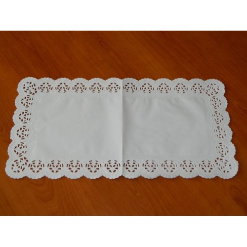 Paper lace the cake - rectangle 20 x 40 cm / 6pcs
