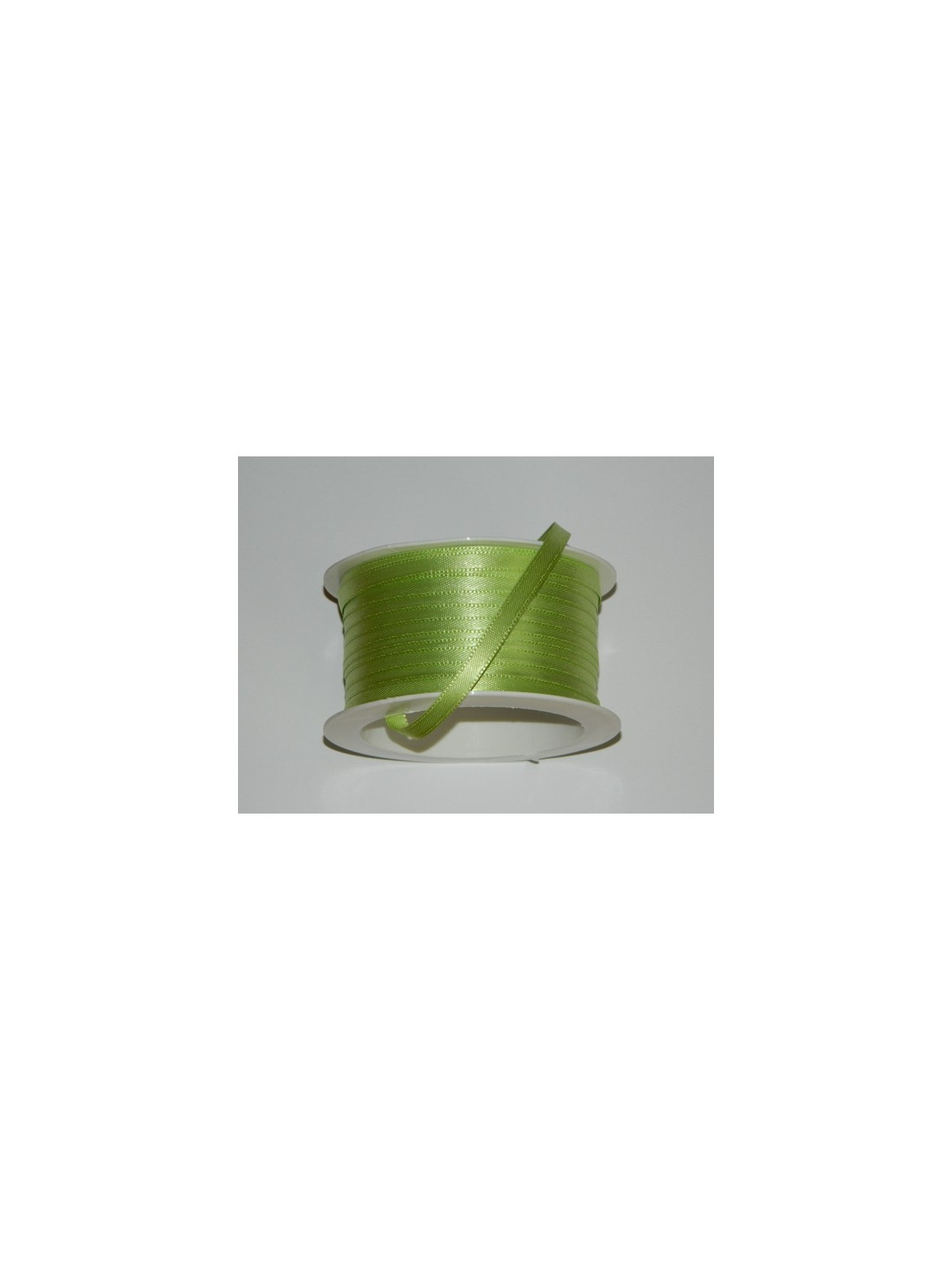 Atlas Ribbon - Lime Green 20m/5mm