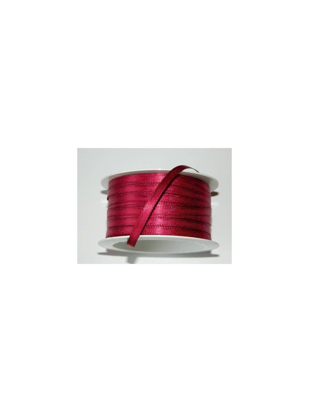 Atlas Ribbon - wine red 20m / 5mm