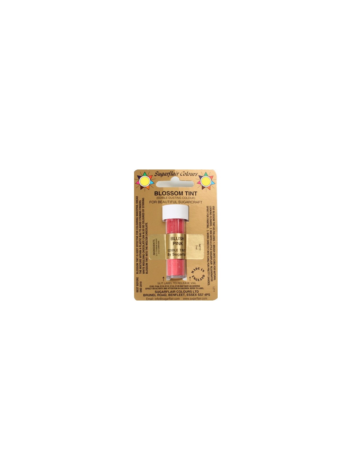 Sugarflair Dusting Colour  BLUSH PINK 7ml