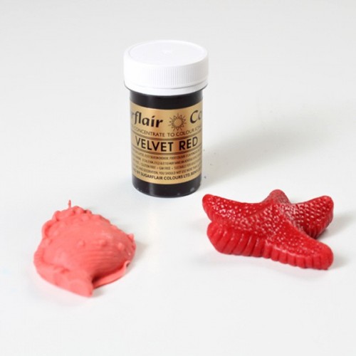 Sugarflair gel colour - red - Red Velvet 25g