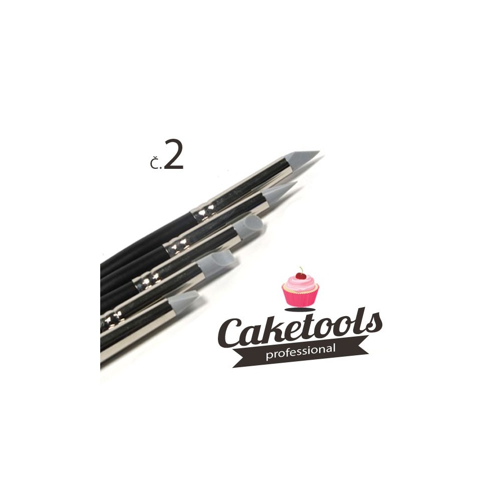 Caketools - set of silicone brushes - size 2