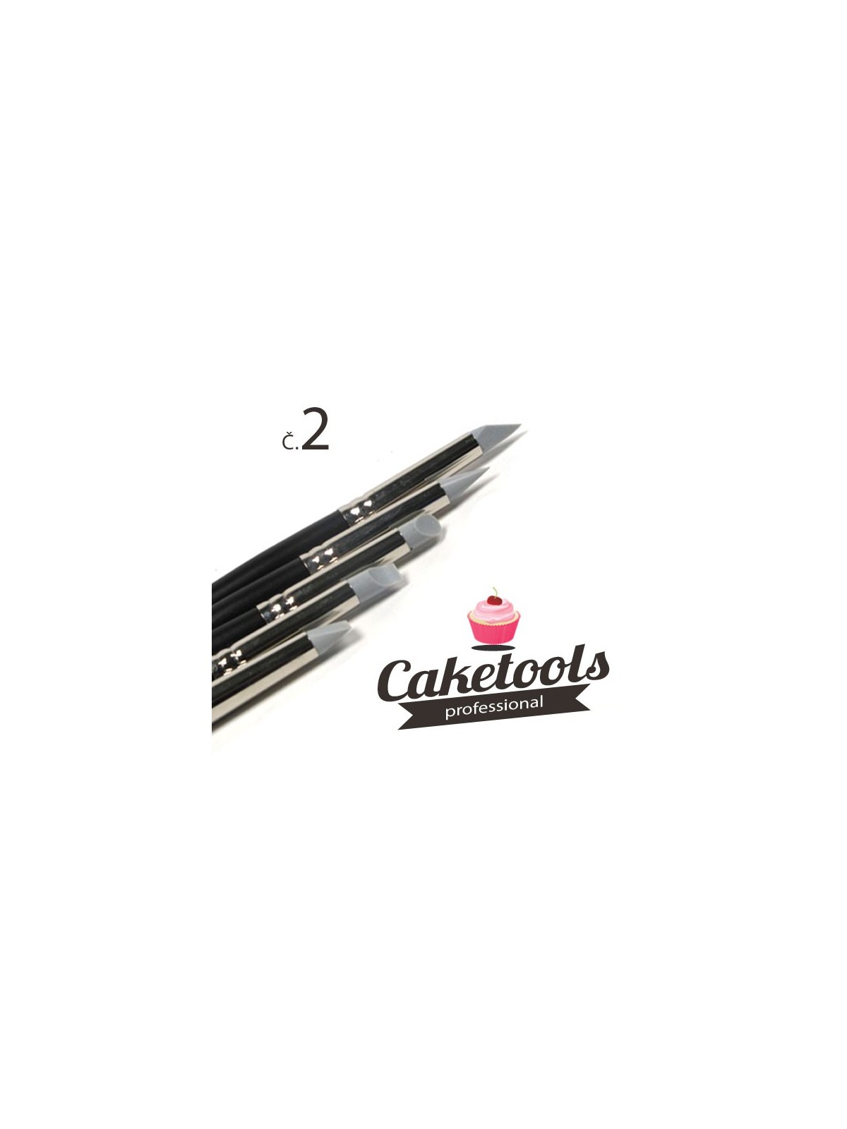 Caketools - set of silicone brushes - size 2.