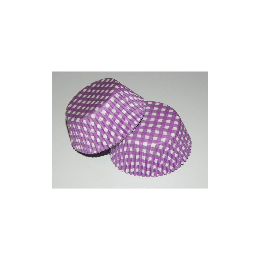 Baking Cups Karo purple - 40pcs