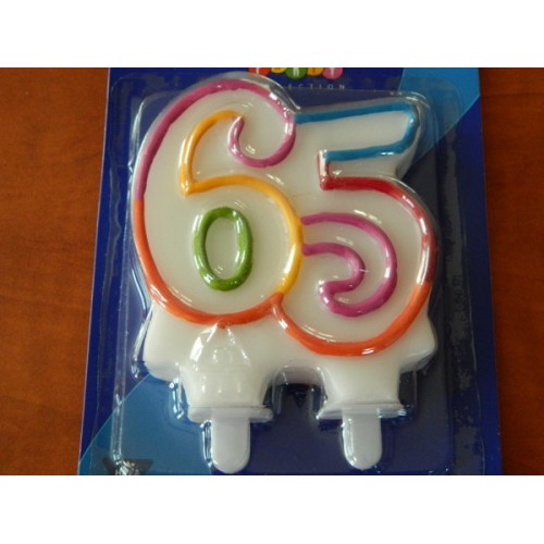 Cake candle jubilee - 65