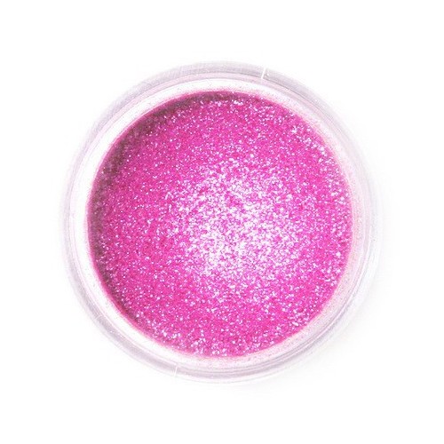 Dekorative Puder Perlfarbe Fractal - Funkelndes Magenta, Glitzerndes Magenta (3,5 g)