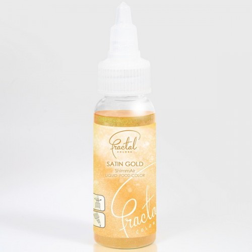 Decorative Airbrush pearlescent liquid Fractal - Satin Gold (33 g)