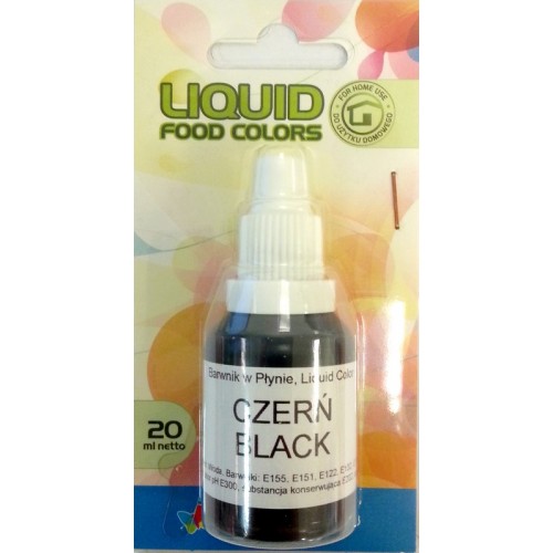 Airbrush liquid Food Colours Black (20 ml) Black