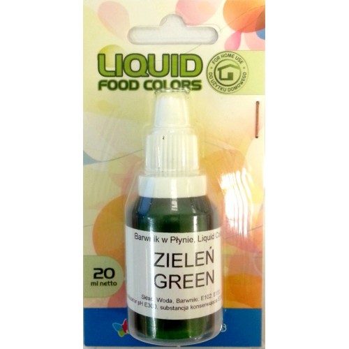 Airbrush Farbe Flüssige Lebensmittelfarben Grün (20 ml) Grün