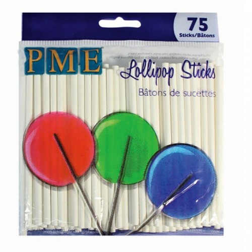 PME Lollipop Sticks 9,5cm/Pk/75