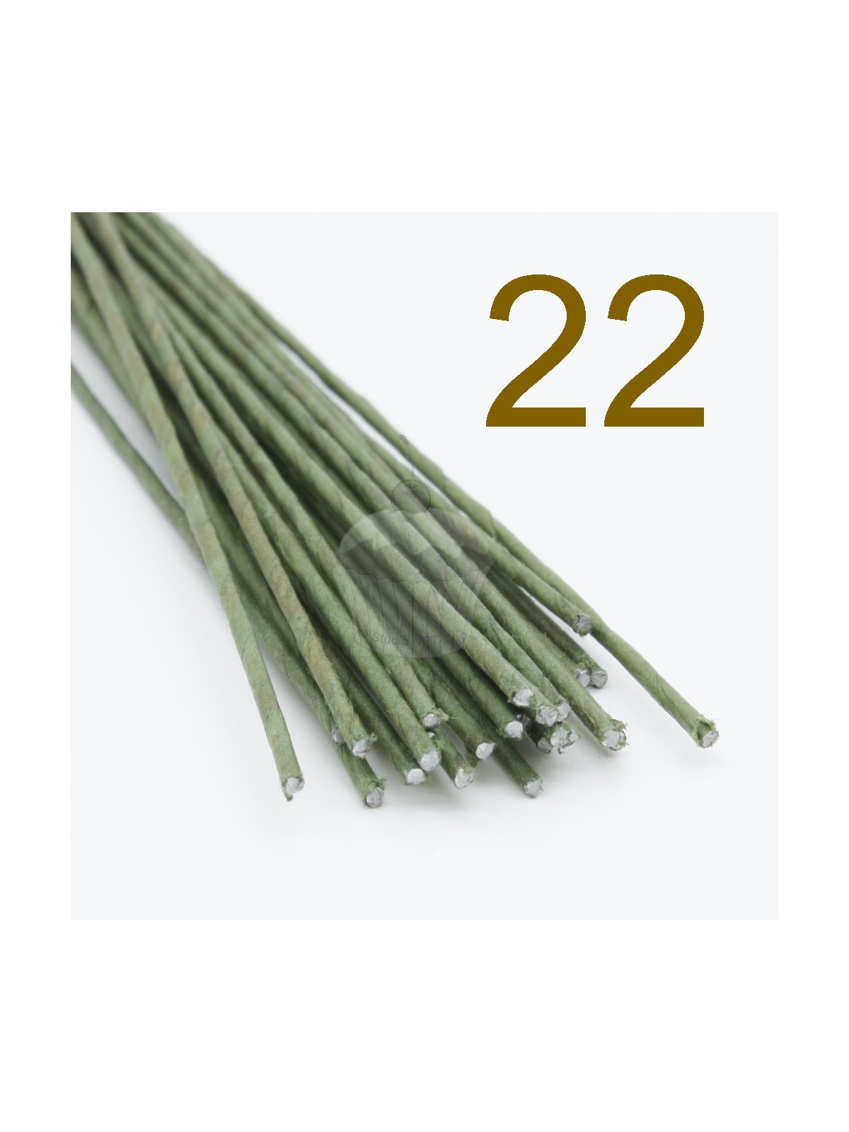 Caketools - 22 green arranging wires - 50 pcs