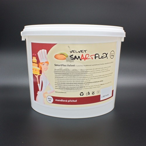 Smartflex Velvet rollfondant - Mandel 4kg