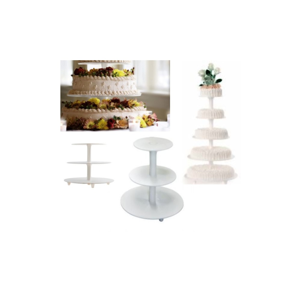 Alcas - Cake stand - 5 tiers (center column)