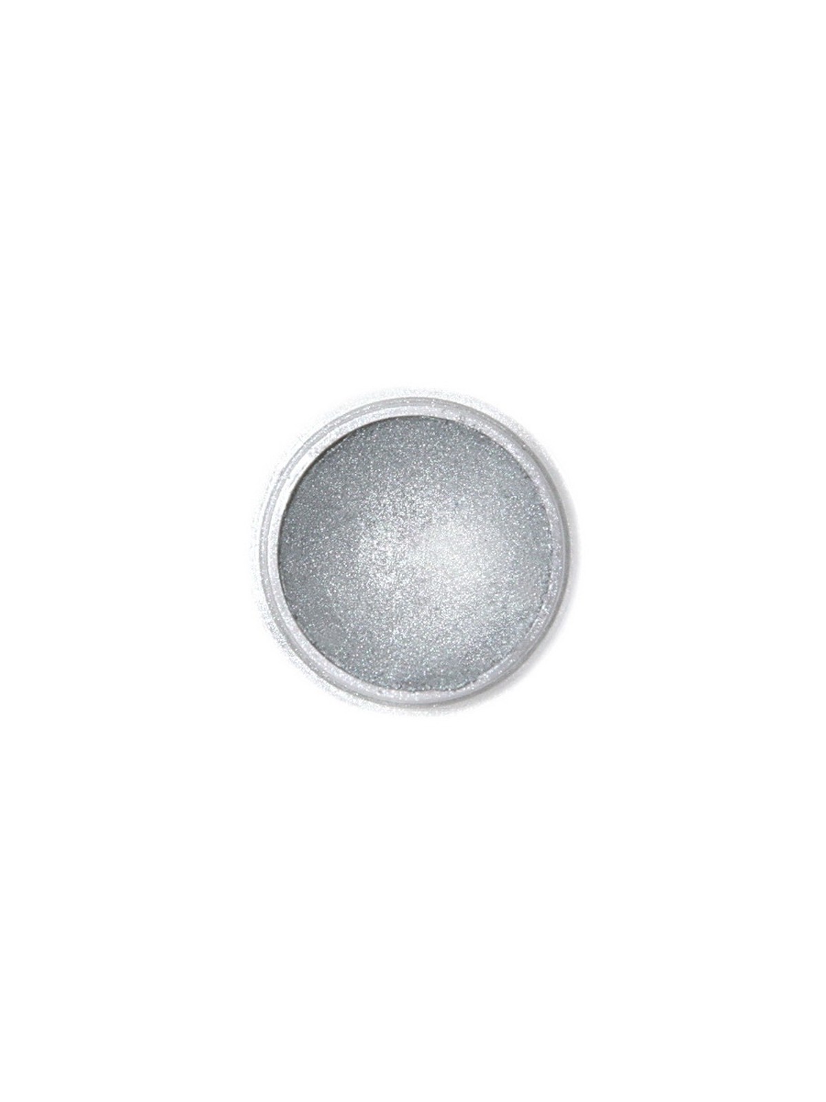 Dekorative Pulverperlenfarbe Fractal - Dark Silver, Sötét metál ezüst (2,5 g)