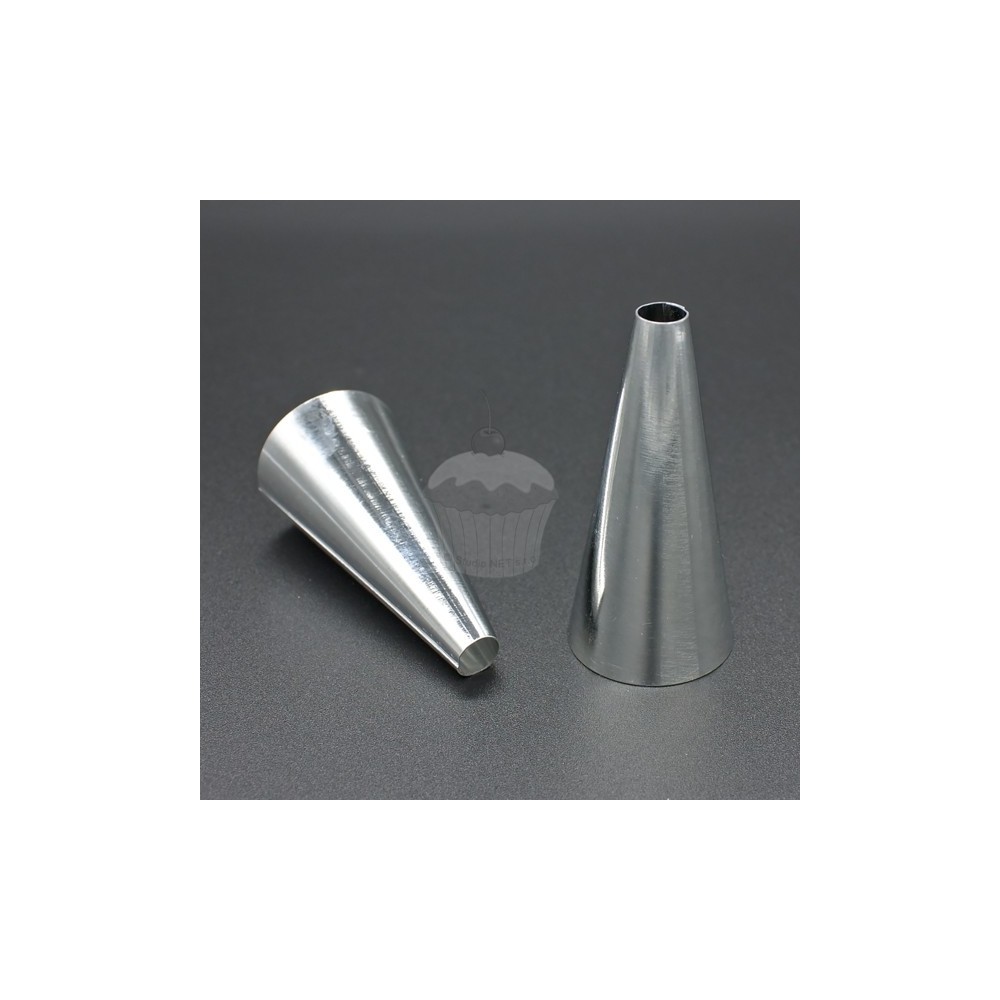 Decorative tip - round smooth - 6mm