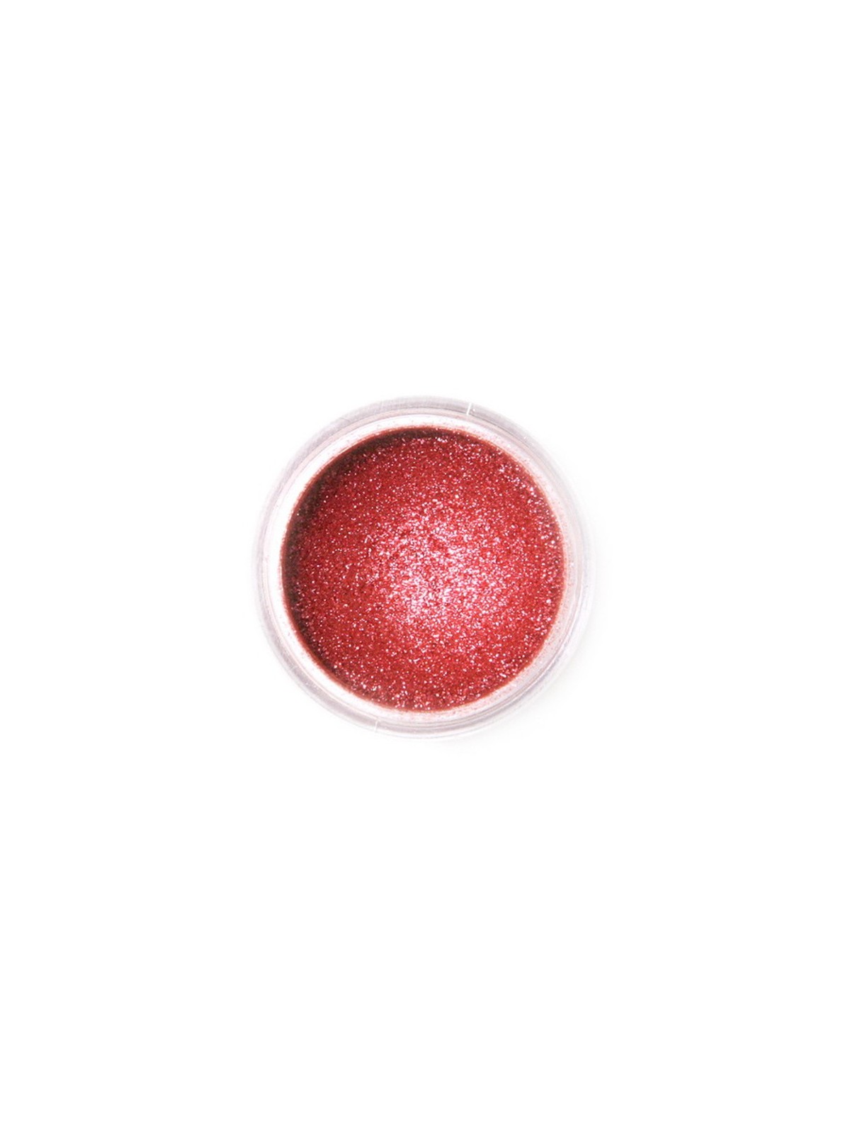 Edible pearlescent powder paint Fractal - Sparkling Deep Red, Sparkling Red (3.5 g)