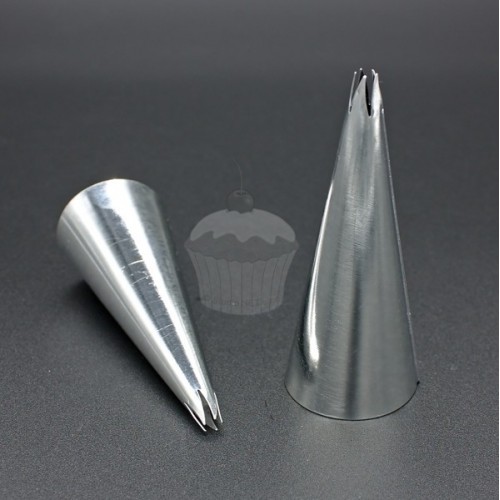 Decorative tip - serrated - 5 teeth