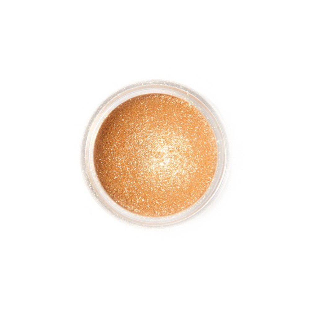 Decorative dust pearl white Fractal - Sparkling Gold, Szikrázó arany (3,5 g)
