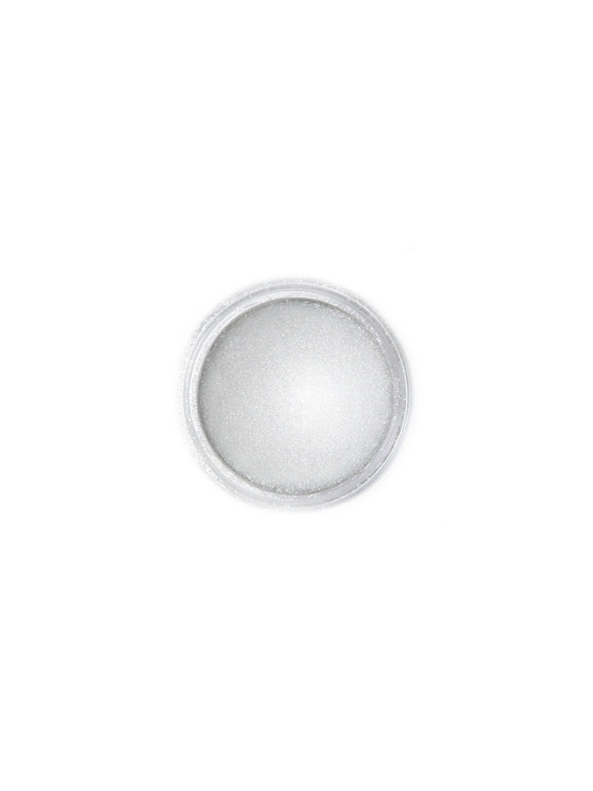 Edible dust pearl white Fractal - Light Silver, Világos metál ezüst (3 g)