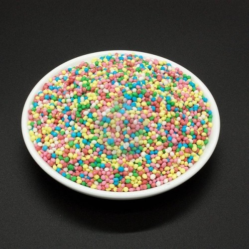 Sugar pearls tiny colored - 100g