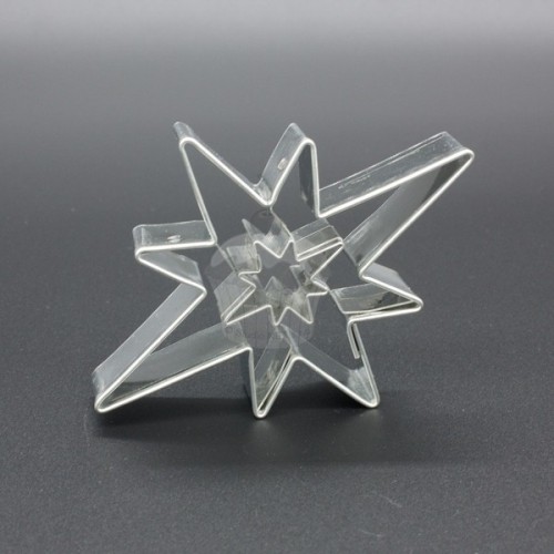 Cookie Cutter - Star 8-pointed + small star