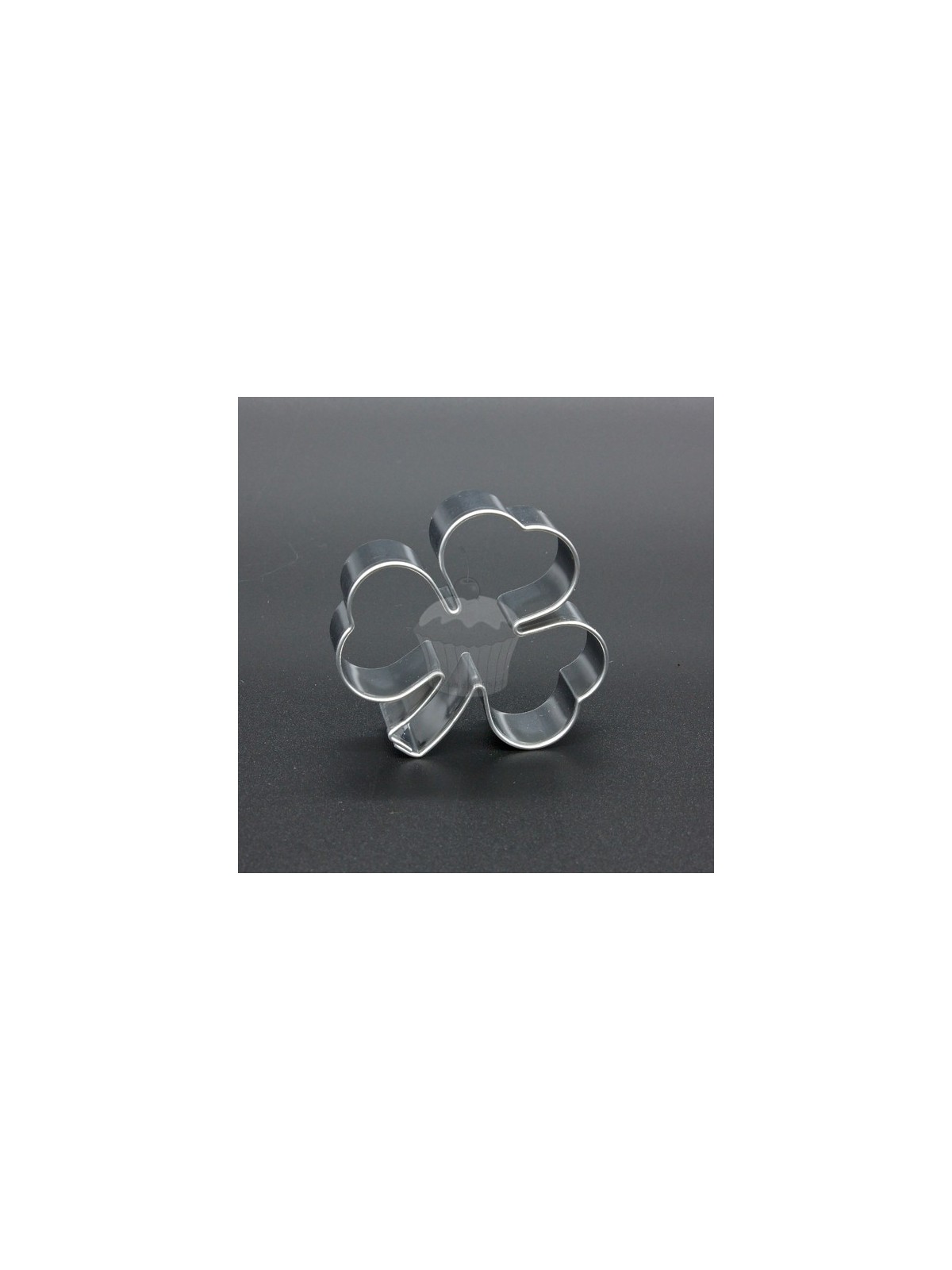 Stainless steel cookie cutter - three-leaf clover