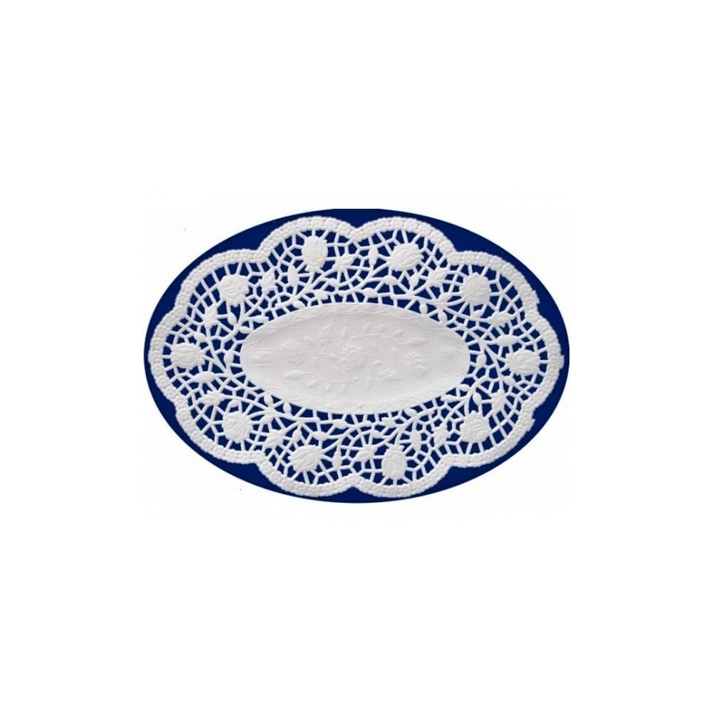 Paper lace the cake - oval 36 x 28 cm / 10 pieces