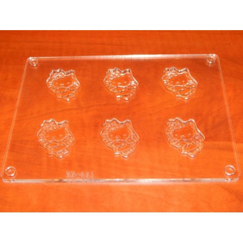 Chocolate decoration mold - Hello Kitty